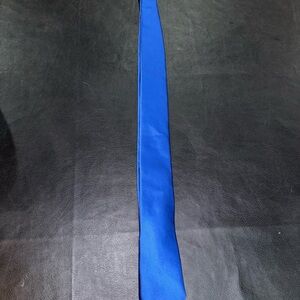 Royal Blue Satin Necktie Classic Tapered Design